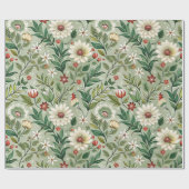 アーティザン花模様 ラッピングペーパー (フラット)