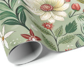 アーティザン花模様 ラッピングペーパー (ロールコーナー)
