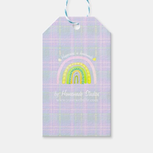 アーティザン "Happiness is Homemade" ギフトタグ (正面)