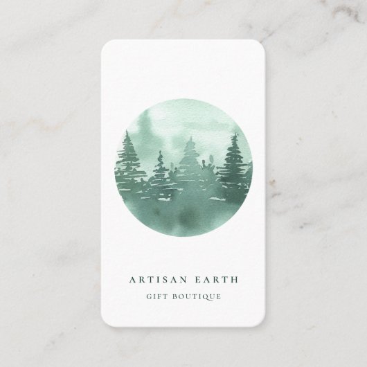 アーティザ素朴ンフォレストロゴ 名刺 (正面)