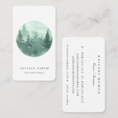 アーティザ素朴ンフォレストロゴ 名刺 (正面/裏面)