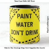 アーティスおもしろい絵を描ト向け水引用文クレフター002 マグカップ