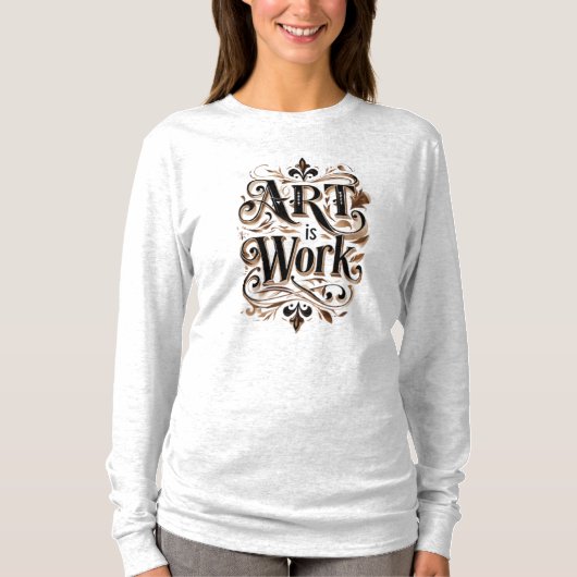 アーティスやる気を起こさせるトTシャツ Tシャツ (正面)