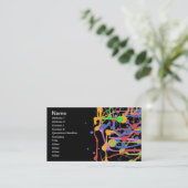 アーティスカスタムト黒 名刺 (スタンド正面)