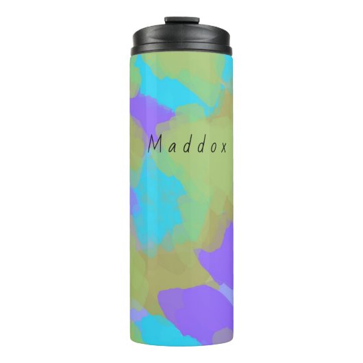 アーティスカラフルはっきりしたトのパターン熱回転 タンブラー (正面)