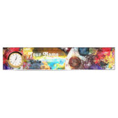 アーティスカラフルトカラーパレット デスクネームプレート (正面)