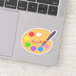 アーティスカラフルト絵を描パレット シール