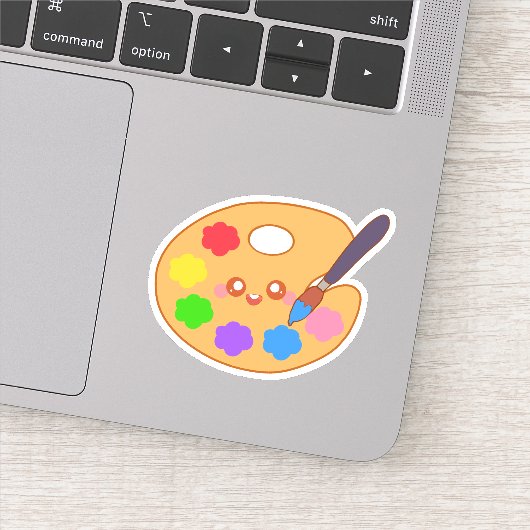 アーティスカラフルト絵を描パレット シール (詳細)