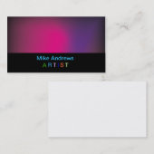 アーティスカラフルト – ペインターの名刺 名刺 (正面/裏面)