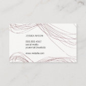 アーティスタ/表現カラフル線図 名刺 (裏面)