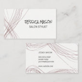 アーティスタ/表現カラフル線図 名刺 (正面/裏面)