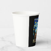 アーティスティックなカメのシャツ  スターリー・ナイト・カメ（2） 紙コップ (右)