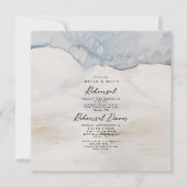 アーティスティックなキャンバスリハーサル広場招待状 招待状 (正面)