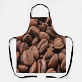アーティスティックなローストコーヒー豆 エプロン (正面)