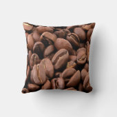 アーティスティックなローストコーヒー豆 クッション (裏面)