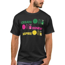 アーティスティックな春のノリングTシャツ
