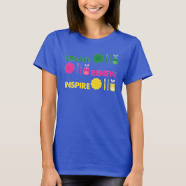 アーティスティックな春のノーリングTシャツ Tシャツ