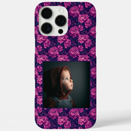 アーティスティックな記念日のギフト ぼたん フローラル カスタム Case-Mate iPhoneケース (裏面)