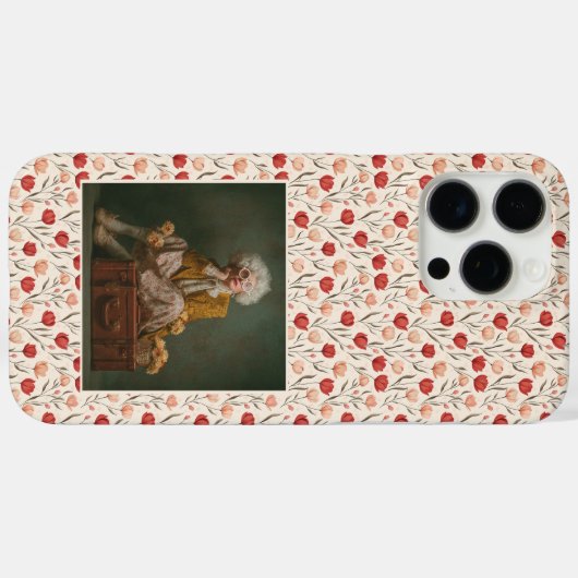 アーティスティックな記念日の思い出のチューリップ フラワー カスタム Case-Mate iPhoneケース (裏面 (横))