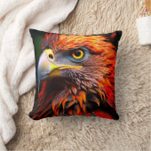 アーティスティックな鳥 クッション (ブランケット)