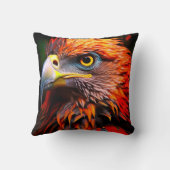 アーティスティックな鳥 クッション (裏面)