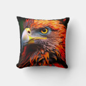 アーティスティックな鳥 クッション (正面)