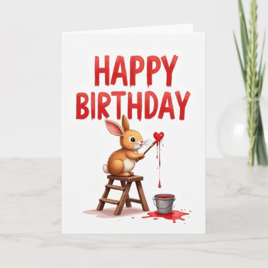アーティスティッククリエイチャーの誕生日カード カード (正面)