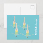 アーティスティックスイミング ポストカード (正面/裏面)