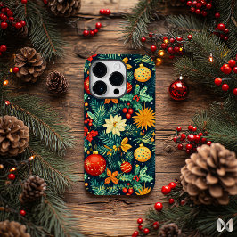 アーティスティックホリデークラシッククリスマスオーナメントデザイン Case-Mate iPhone 14 PROケース