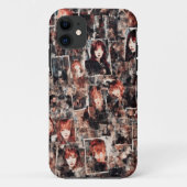 アーティスティックポートレートコラージュ モバイルケース Case-Mate iPhoneケース (裏面)