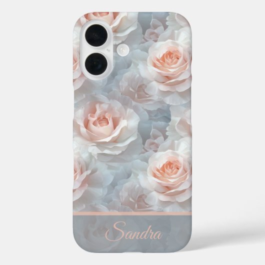 アーティスティックメイド・オブ・オナーギフトローズフラワーの名前 Case-Mate iPhoneケース (裏面)