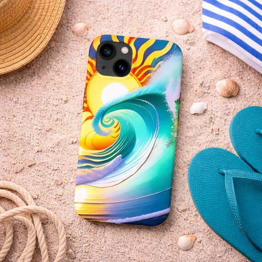 アーティスティック オーシャン サーフ Case-Mate iPhoneケース