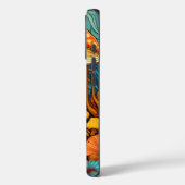 アーティスティック レトロ キノコの森 イラスト Case-Mate iPhoneケース (裏面 / 左)