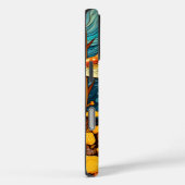 アーティスティック レトロ キノコの森 イラスト Case-Mate iPhoneケース (裏面 / 右)