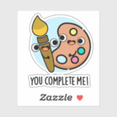 アーティストおもしろいプンを完成 シール (シート)