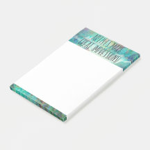 アーティストがインプレッション素晴らし付箋パッドを作成