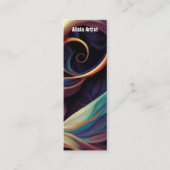 アーティストがスケジュールカードを表示 コーリングカード (正面)