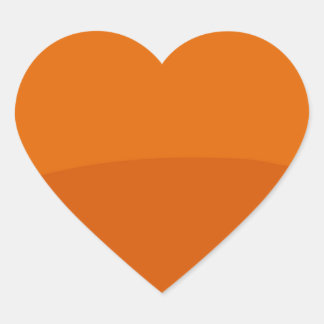 アーティストが作成したプレーンカラーシェード ハートシール