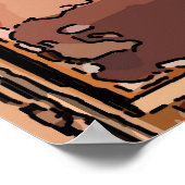 アーティストが出かける ポスター (角)