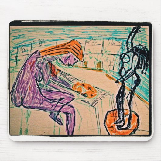 アーティストとモデル マウスパッド (正面)