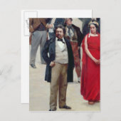 アーティストと俳優のポートレート ポストカード (正面/裏面)