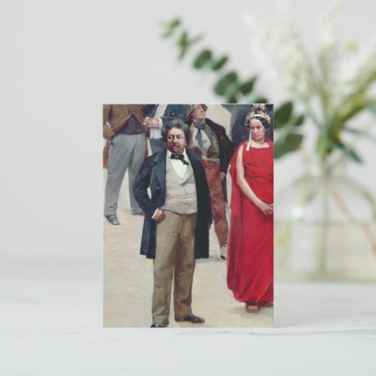 アーティストと俳優のポートレート ポストカード (スタンド正面)