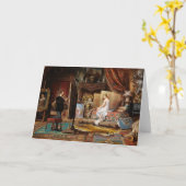 アーティストと彼のモデル | カール・シュウェニンガー、ジュニア。 カード (黄色い花)