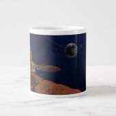 アーティストによるインサイトランダーの表現。 ジャンボコーヒーマグカップ (正面)