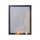 アーティストによるインサイトランダーの表現。 ノートパッド (回転)