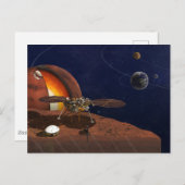 アーティストによるインサイトランダーの表現。 ポストカード (正面/裏面)