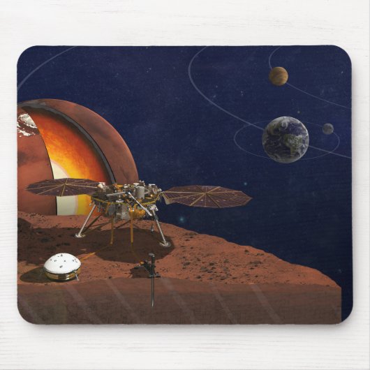 アーティストによるインサイトランダーの表現。 マウスパッド (正面)