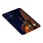 アーティストによるインサイトランダーの表現。 マグネット (右側)