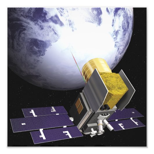 アーティストによる氷・雲の概念 フォトプリント (正面)