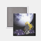 アーティストによる氷・雲の概念 マグネット (正面/裏面)